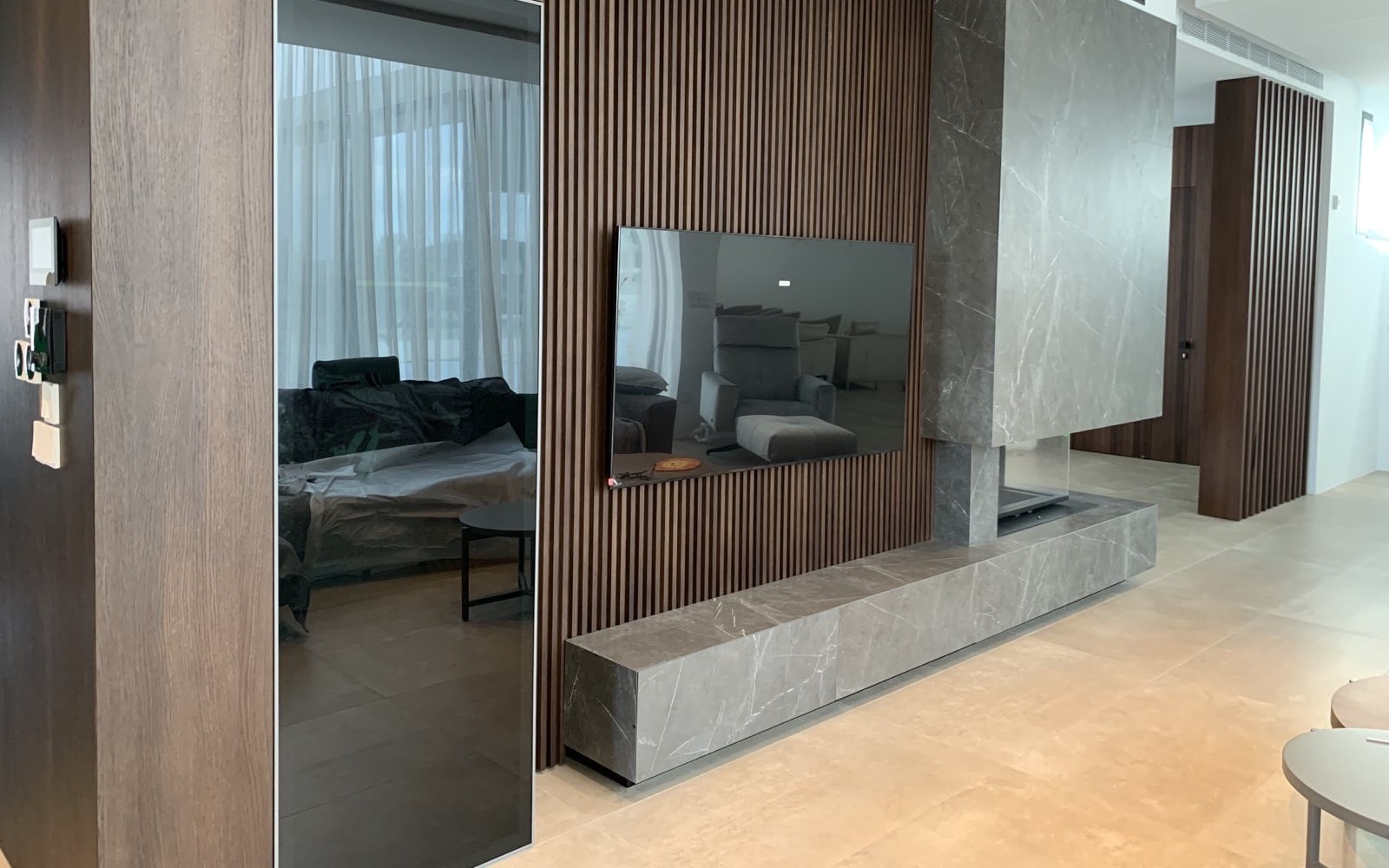 Wall Paneling and Furniture